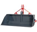 Benne de transport basculante 140 cm - 500 kg - Basculement mécanique - Pour tracteur - Attelage 3 points Stattos TAGBM140