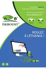 Plaquette E85BOOST (solution éthanol)
