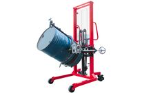 Gerbeur retourneur de fût 450 kg - Hauteur de levage 1500 mm - Basculement manuel par manivelle MW Tools VTLA450