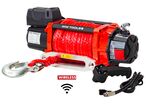 Treuil électrique 24V 8164 kg câble 26m synthétique télécommande sans fil MW Tools SEL820024SR