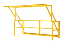 Barrière écluse à porte basculante pour plateforme mezzanine Largeur 2800 x Profondeur 1915 x Hauteur 2032 mm MW Tools KTH2820
