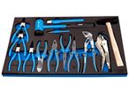 Ensemble de 14 pinces et outils de frappe