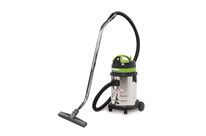 Aspirateur industriel à sec - Classe H - pour substances toxiques et dangereuses - cuve en acier inoxydable de 33 litres 1 moteur 1 kW 230 V Cleancraft DRYCAT 133 IC H-CLAS