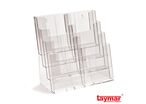 Porte-brochure Comptoir 8 cases A5 mixte