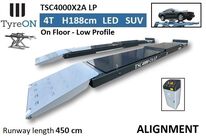 Pont élévateur à ciseaux pour géométrie et entretien automobile | TyreON TSC4000X2A LP