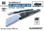 Pont élévateur à ciseaux pour géométrie et entretien automobile | TyreON TSC4000X2A LP