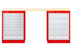 Établi modulaire Multiplex avec 2 armoires à tiroirs 5T & 8T 2000 mm MW Tools MOD20L58