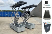 Levage de véhicules encastrable | TSC3000X2i pont ciseaux 3 t avec coffres