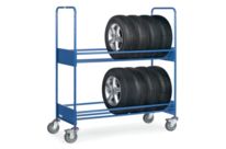 Chariot pour stockage de pneus