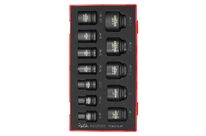 Set de douilles à chocs AF Foam1 tray 1/2 16 pièces Teng Tools TEA9216AF