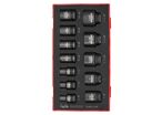 Set de douilles à chocs AF Foam1 tray 1/2 16 pièces Teng Tools TEA9216AF
