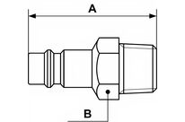 Embout fileté mâle conique | ERP 07