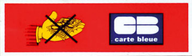Autocollant CB pour distributeur de jetons