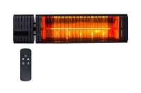 Chauffage électrique infrarouge 2,5kW lampe ambre foncé à télécommande sans fil MW Tools IRS25A