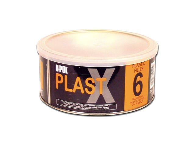 PLAST X® 6: Mastic Fin Pour Plastiques / Boite - 600 ml noir