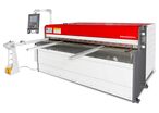 Cisaille guillotine motorisée largeur du travail 3050 mm épaisseurs jusque 3,2 mm butée motorisée 11 kW 400V MW-Tech MMS3050X32