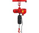 Palan électrique industriel à chaîne 2 t - 6 m - 3 kW 400 V avec crochet de suspension MW Tools KT2062