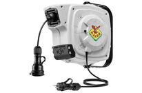 Enrouleur de câble 14 m 3G 1,5 mm² 230V Polypropylène avec enrouleur automatique et support mural pivotant Raasm RA.2315SF