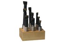 Jeu d&amp;#039;outils avec plaquettes brazées - têtes d&amp;#039;alésage MW-Tech KBS625