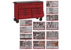 Servante rouge maxi master set 9 tiroirs Teng Tools TCMM911N9