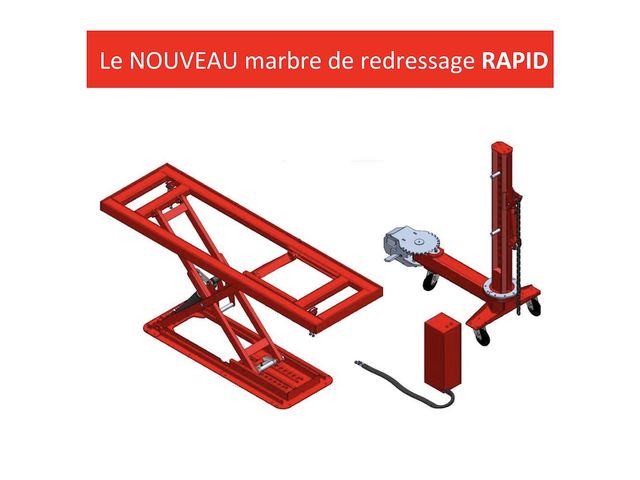 RAPID BENCH ASTRA - Mini Marbre de redressage / tirage rapide - 10T