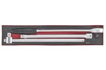 Racagnac avec accessoires Foamx4 tray 3/4 400- 450mm L 3 pièces Teng Tools TEX3403