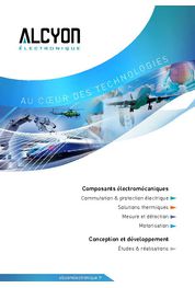 Catalogue présentation Alcyon Electronique