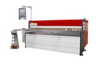 Cisaille guillotine motorisée largeur du travail 2000 mm épaisseurs jusque 3,2 mm butée motorisée 7,5 kW 400V MW-Tech MMS2000X32