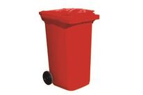 Conteneur de tri 120 L Rouge pour le secteur automobile | B120LROUL Rouge