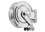 Enrouleur air et eau Ø G 1/2 (f) 20 bars Inox 304 avec support mural fixe Raasm RA.8432.100