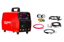 Poste à souder TIG AC/DC 200 A Inverter - Aluminium &amp; Acier - TIG Pulse et MMA - Grand écran MW Tools TIG206PACL