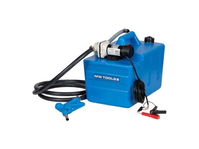 Cuve réservoir AdBlue PE 50L avec pompe 12 V et pistolet MW Tools TAD5012