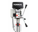 Perceuse à colonne - 1,5 kW 400 V - ø 32 mm - Inverter vario (0-3000 tr/min) - CM4 - laser &amp; LED Torros DF34TV