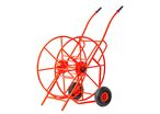 Dévidoir en acier époxy pour tuyau d'eau 130 m 1'' MW Tools HW1301SP