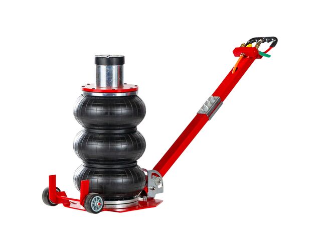 Cric ballon pneumatique 3 t 140-490mm longue poignée 3 boudins MW Tools PBK303L