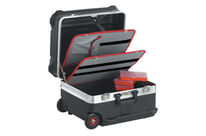 Valise container électro-mécanique à roulettes