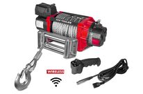 Treuil électrique 12V 8164 kg câble 22m acier télécommande sans fil MW Tools SEL820012