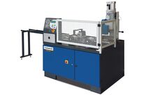 Tronçonneuse métal acier automatique CNC avec guide vertical sur queue d&amp;#039;aronde 1,3/1,8 kW 400 V lame circulaire ø315 mm 33/66 tr/min Metallkraft MKS315VA