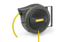 Enrouleur eau 18 m Ø 1/2 6 bars Tech avec enroulement automatique et support mural pivotant Zeca AM86/AGRI