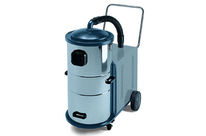Aspirateur mobile à roulettes, en inox, avec turbine triphasée 2,2 kW et chariot fixe