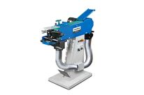 Encocheuse ponceuse à bande combi 3-EN-1 bande abrasive 100x2000 mm 2,5/3,3 kW 400V aspiration intégrée Metallkraft KRBS101 AS