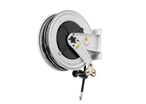 Enrouleur Graisse 15 m ø 3/8 400 bars Acier Peint avec enroulement automatique et support mural fixe Raasm RA.8430.506