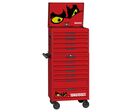 Servante d'atelier rouge haute 12 tiroirs - Mega Master - 528 pièces - rangement avec modules en mousse Teng Tools TKS26R528F