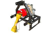 Pompe à eau 3 haut débit - Pour tracteur dès 20 CV - 60 000 L/h - attelage 3 points avec cardan inclus MW Tools PTWP6000