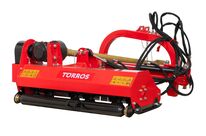 Broyeur d'accotement latéral avec déport hydraulique 125 cm - Inclinable à la verticale - Cardan et attelage trois points - Série moyenne Torros KPV125