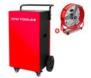 Pack déshumidificateur 90L/Jour BDM90N + Ventilateur brasseur d&#039;air ø600mm MV600L MW Tools BDM90NSETA