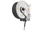 Enrouleur air et eau 15 m Ø G 3/8 (f) 20 bars Inox 304 avec enroulement automatique et support mural fixe Raasm RA.8292.104