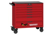 Servante d&amp;#039;atelier rouge professionnelle 7 tiroirs - Midi master set - 595 outils Teng Tools TKW37R595T