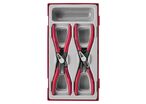Set pince circlips avec ressort de rappel TT1 tray 12-25mm DIP 4 pièces Teng Tools TT474-5E