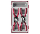 Set pince circlips avec ressort de rappel TT1 tray 12-25mm DIP 4 pièces Teng Tools TT474-5E
